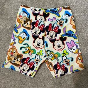 Women's mickey and friends biker shorts
